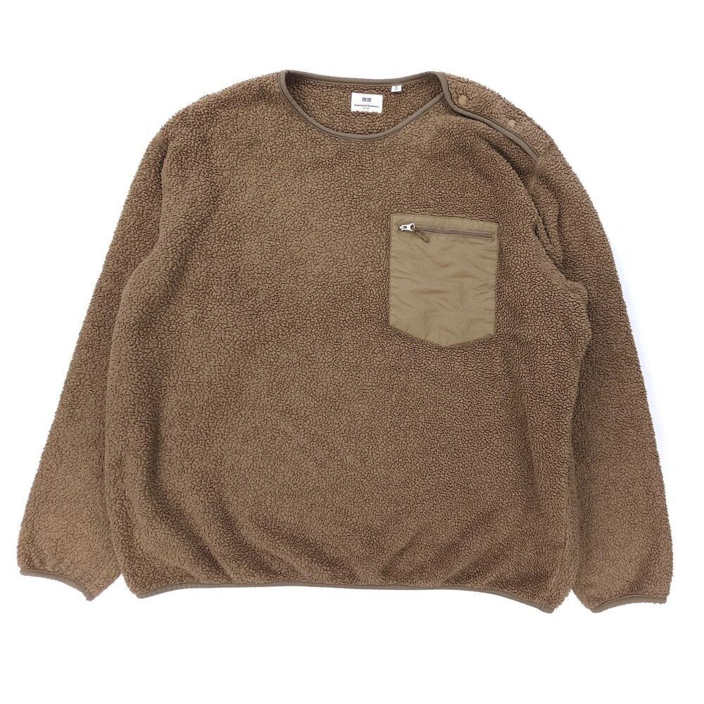 UNIQLO x Engineered Garments Fleece Crew Pullover Sweater Gorpcore Military Army